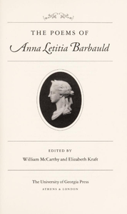 The Poems of Anna Letitia Barbauld