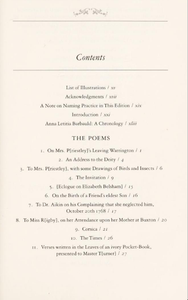 The Poems of Anna Letitia Barbauld