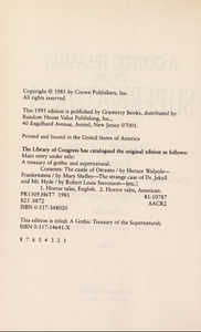 A Gothic Treasury of the Supernatural
