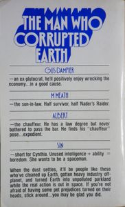 The Man Who Corrupted Earth