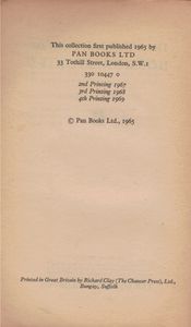 The Sixth Pan Book of Horror Stories
