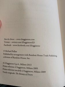 La Botanica Del Desiderio. Il Mondo Visto Dalle Piante