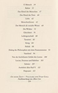 Das Lächeln Voltaires - Ein Buch in diese Zeit von Yvan Goll