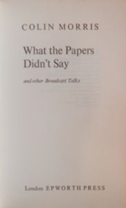 What the Papers Didn’t Say and Other Broadcast Talks