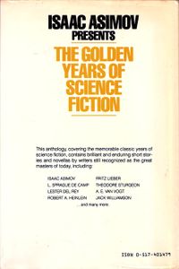 Isaac Asimov Presents The Golden Years of Science Fiction