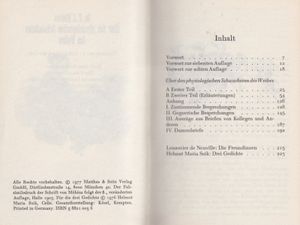 Über den physiologischen Schwachsinn des Weibes