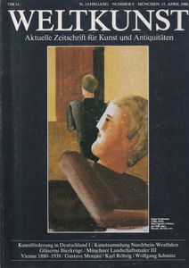 Weltkunst 56. Jahrgang - Nummer 8 / 15. April 1986