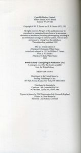 Stearn's Dictionary of Plant Names for Gardeners