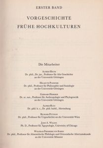 Propyläen Weltgeschichte Band 1 - Vorgeschichte, Frühe Hochkulturen