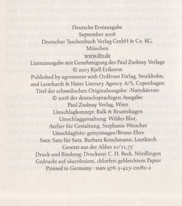Nachtschwalbe - Ein Fall für Ann Lindell