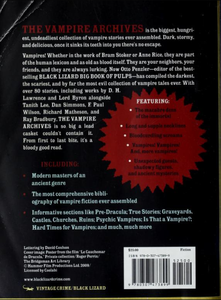 The Vampire Archives: The Most Complete Volume of Vampire Tales Ever Published