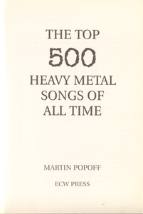 The Top 500 Heavy Metal Songs of All Time