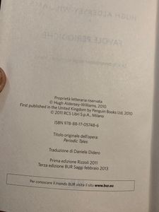 Favole Periodiche. Le Vite Avventurose Degli Elementi Chimici
