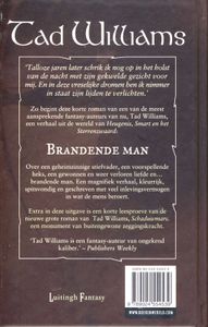 Brandende man