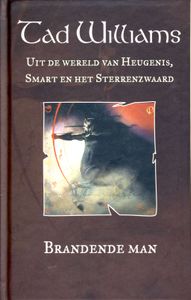 Brandende man