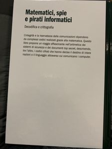 Matematici, Spie E Pirati Informatici. Decodifica E Crittografia