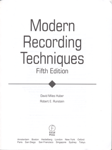 Modern Recording Techniques