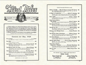 Weird Tales, Vol. 11, No. 5