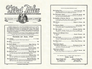 Weird Tales, Vol. 11, No. 6