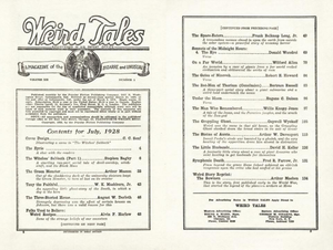 Weird Tales, Vol. 12, No. 1