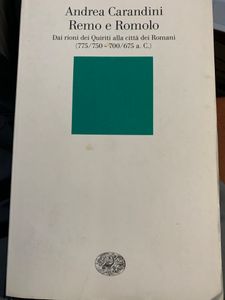 Remo E Romolo. Dai Rioni Dei Quiriti Alla Città Dei Romani (775 / 760 - 700 /675 a.C.)