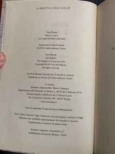 Buoni Si Nasce.Le Origini Del Bene E Del Male