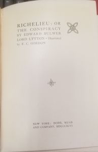 Richelieu: Or, the Conspiracy