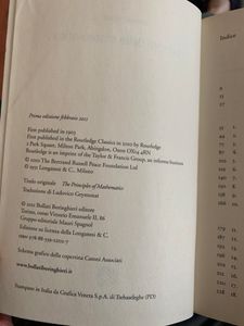 I Principi Della Matematica. Una Rivoluzionaria Ricostruzione Dei Fondamenti Della Logica Matematica