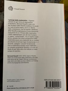 I Principi Della Matematica. Una Rivoluzionaria Ricostruzione Dei Fondamenti Della Logica Matematica