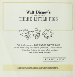 Walt Disney's Story of the Three Little Pigs