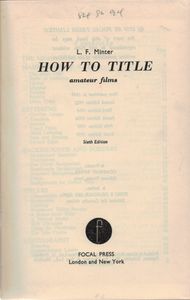 How to Title