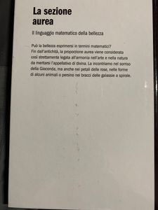 La Sezione Aurea. Il Linguaggio Matematico Della Bellezza