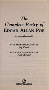 The Complete Poetry of Edgar Allan Poe