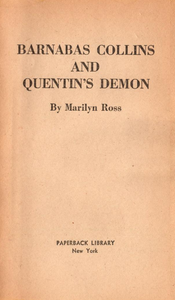 Barnabas Collins and Quentin's Demon
