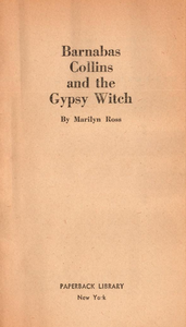 Barnabas Collins and the Gypsy Witch