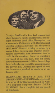 Barnabas, Quentin and the Nightmare Assassin