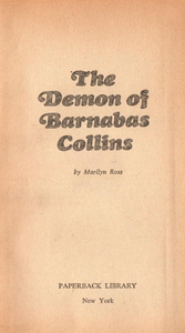The Demon of Barnabas Collins