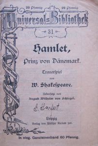 Hamlet, Prinz von Dänemark