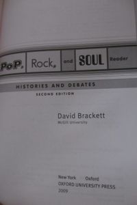 The Pop, Rock and Soul Reader