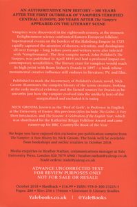 The Vampire: A New History (Pre-Publication Sampler)