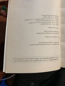 Enigmi E Giochi Matematici