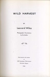 Wild Harvest