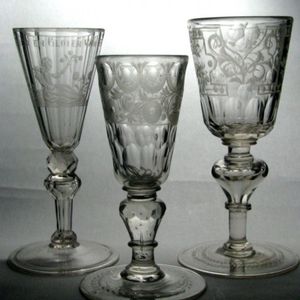 Bohemian Glass Goblets