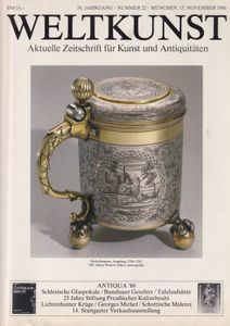 Weltkunst 56. Jahrgang - Nummer 22 / 15. November 1986