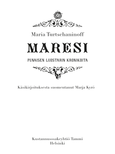 Maresi. Punaisen luostarin kronikoita