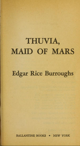 Thuvia, Maid of Mars