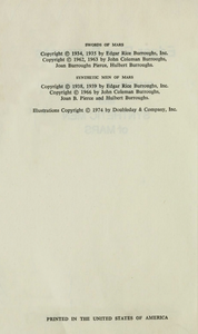 Swords of Mars & Synthetic Men of Mars