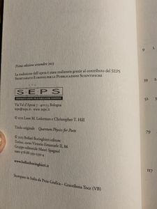 Fisica Quantistica Per Poeti