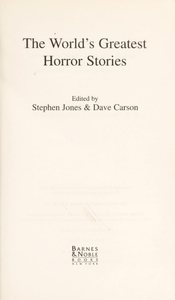 The World's Greatest Horror Stories