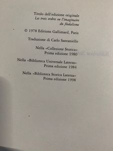Lo Specchio Del Feudalesimo. Sacerdoti, Guerrieri E Lavoratori